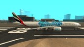 Emirates Boeing 777-31HER A6-EPK Expo 2020 Blue Livery (Remastered)